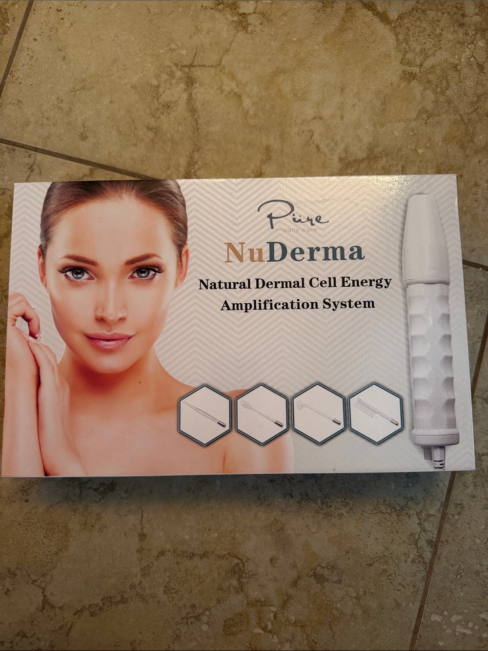 Pur NuDerma Pearl White Dermal Cell Energy System - clear glass